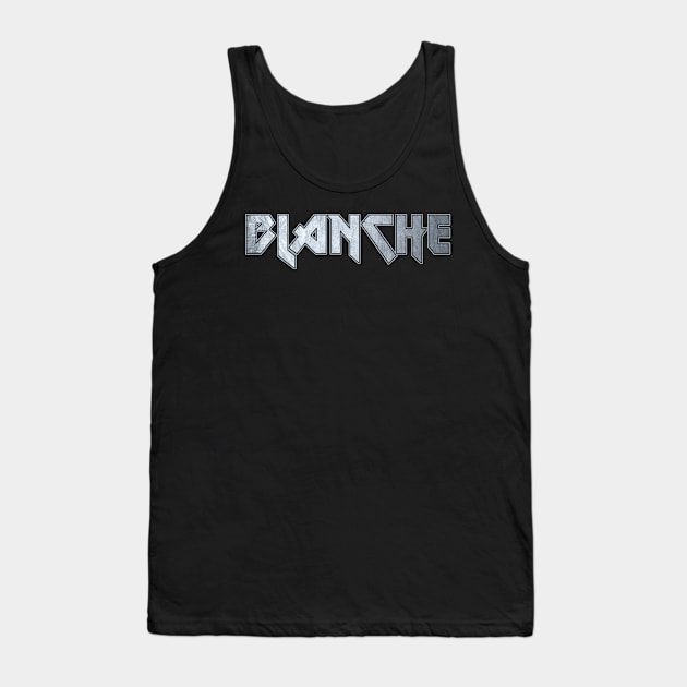 Heavy metal Blanche Tank Top by KubikoBakhar